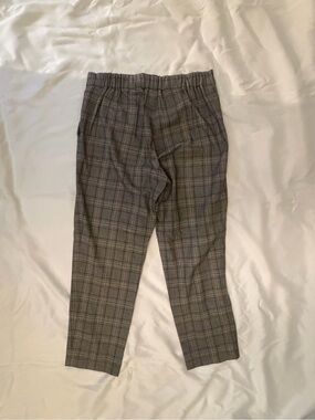 Babaton Gray Plaid Women's Trousers